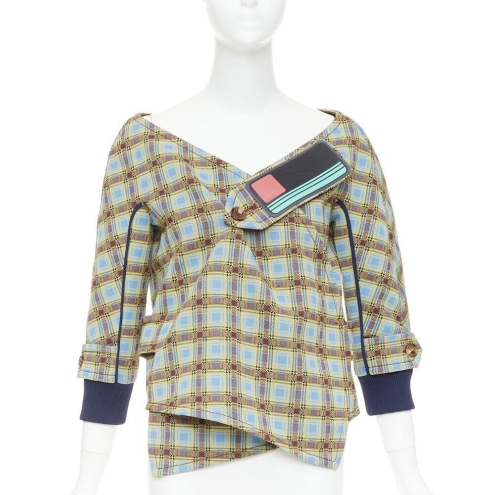 Prada 2017 Check Patch Jacket